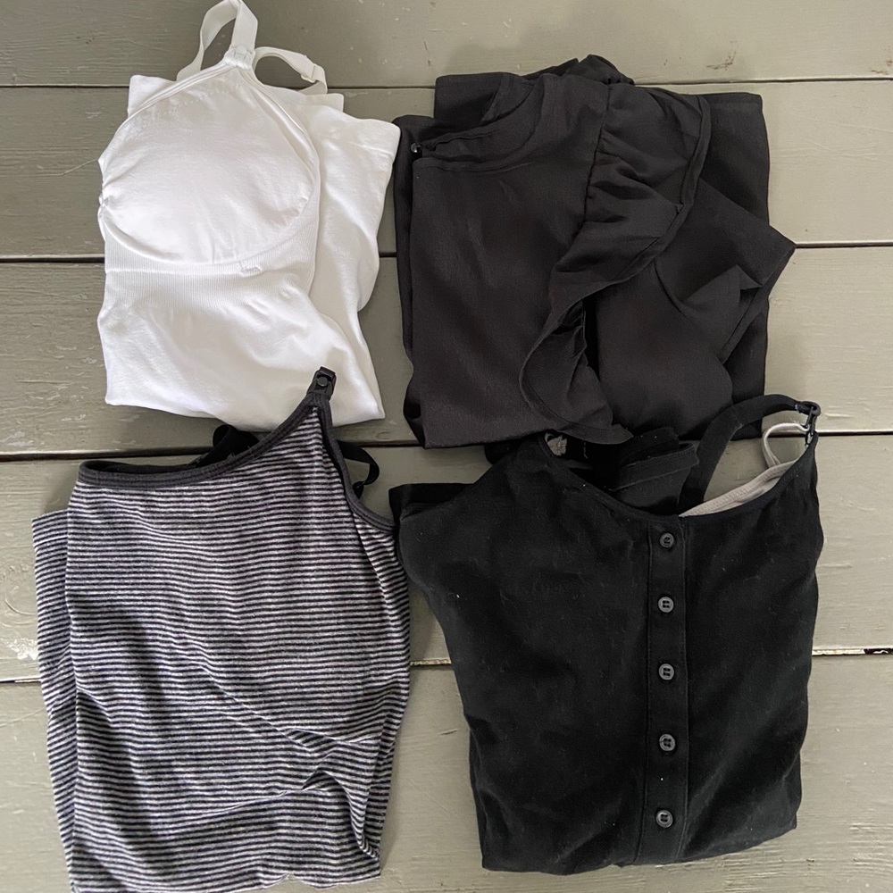 Nursing tank and top lot Small